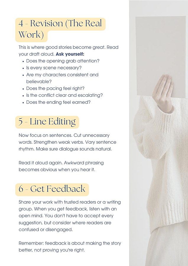 The tips for success page from the guide